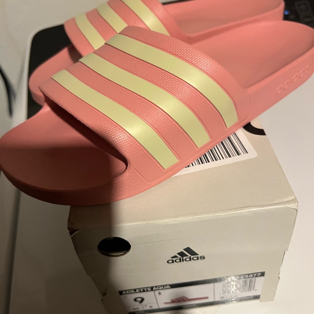 Adidas Adilette Aqua Pink Slides